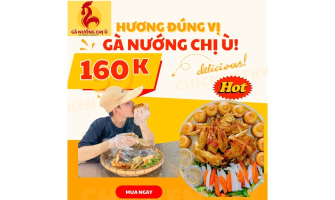 GÀ NƯỚNG CHỊ Ù - Hệ Thống Gà Nướng Ngon Nhất  Đồng Nai !!